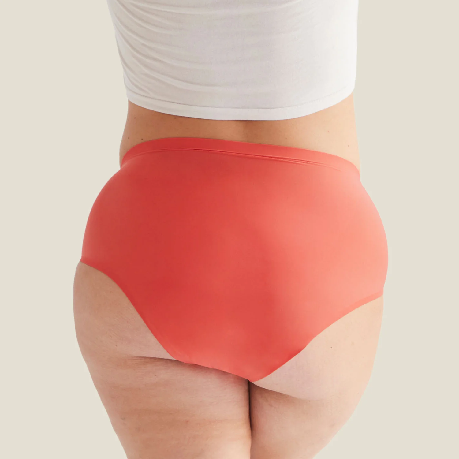 WUKA Drytech™ High Waist - For Light Leaks - Coral Pink - Image 2