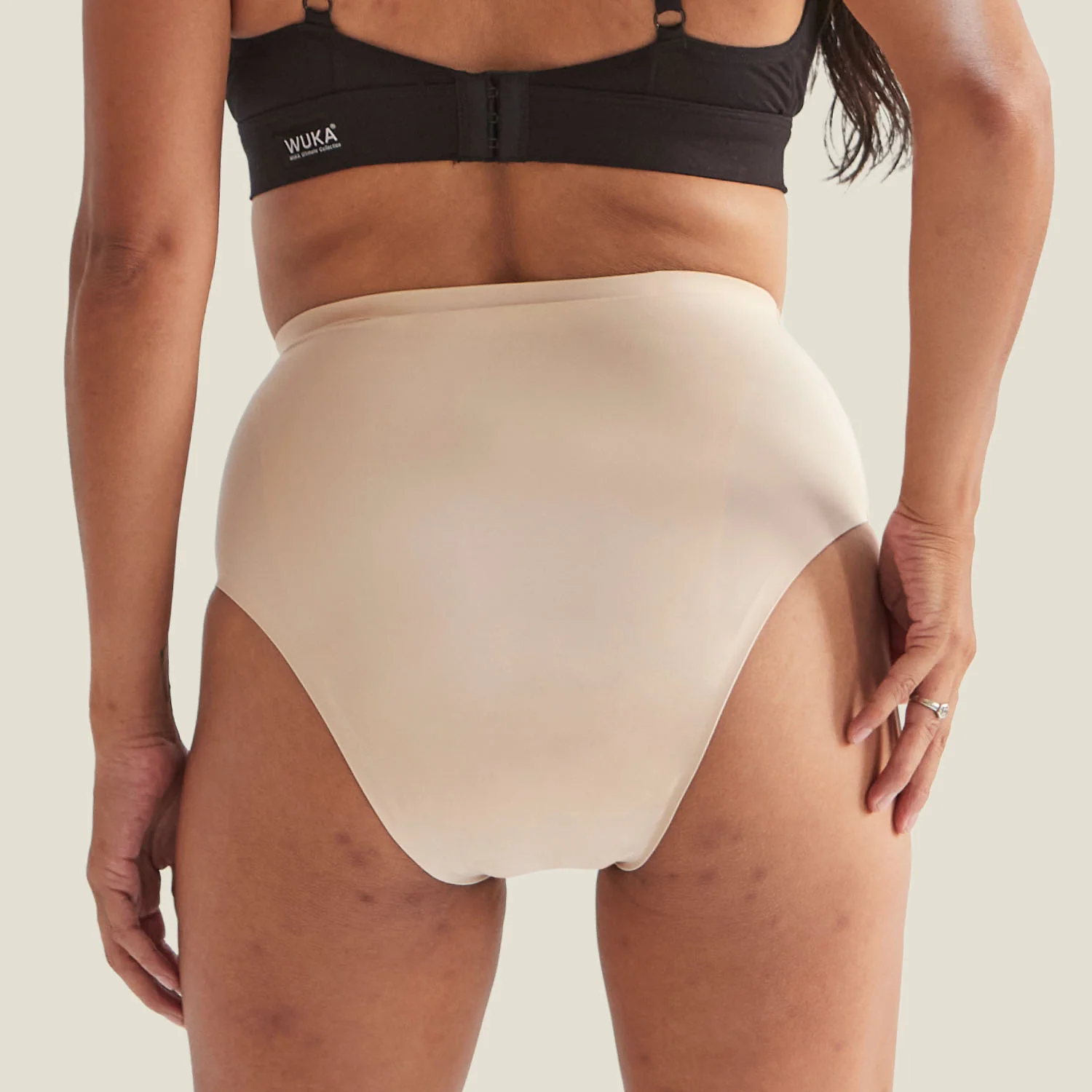 WUKA Drytech™ Midi Brief - For Light Leaks - Light Nude - Image 2