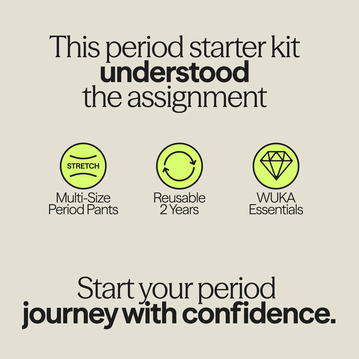 WUKA Teen Period Starter Kit - Black - Image 14